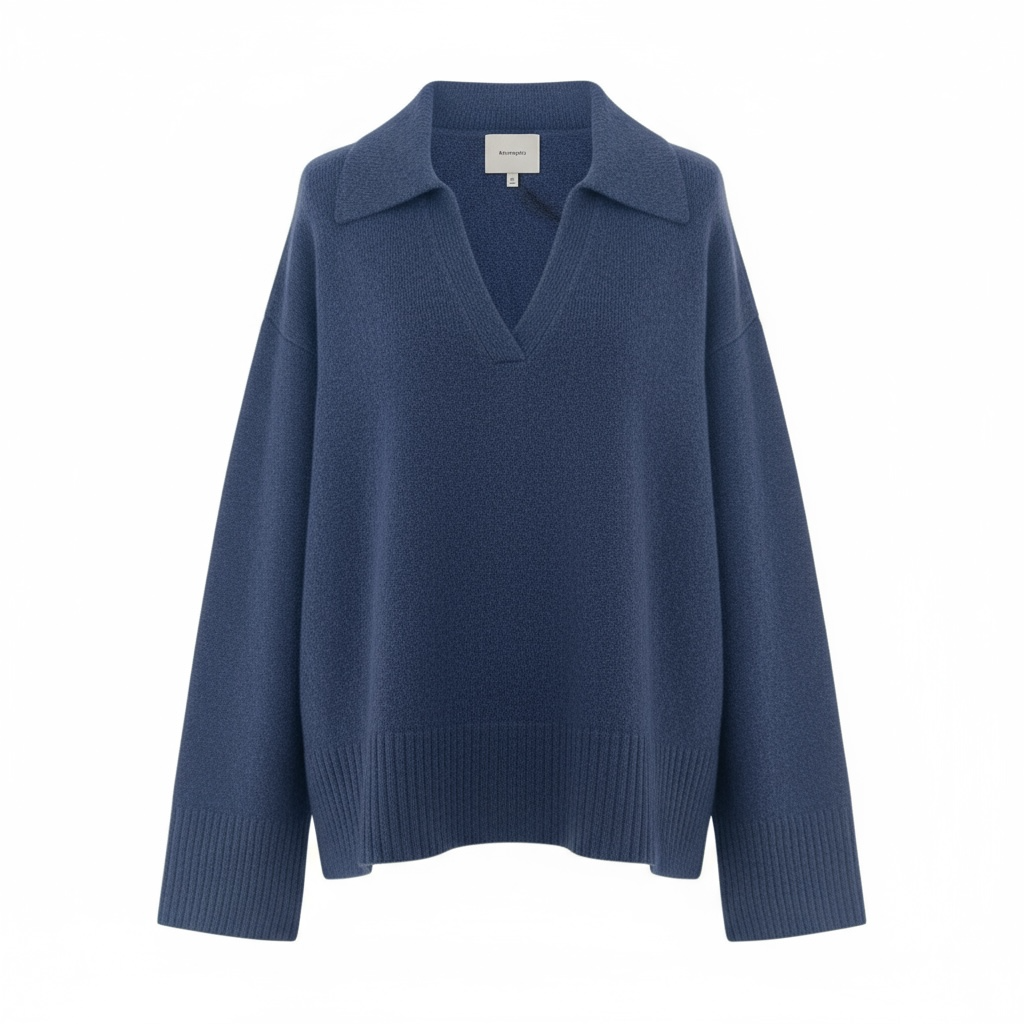 Sawyer Oversized Cashmere Polo