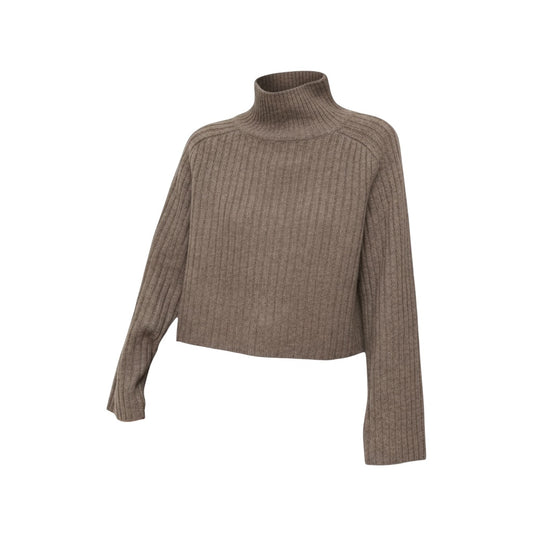 Brooke Cashmere Cropped Turtleneck