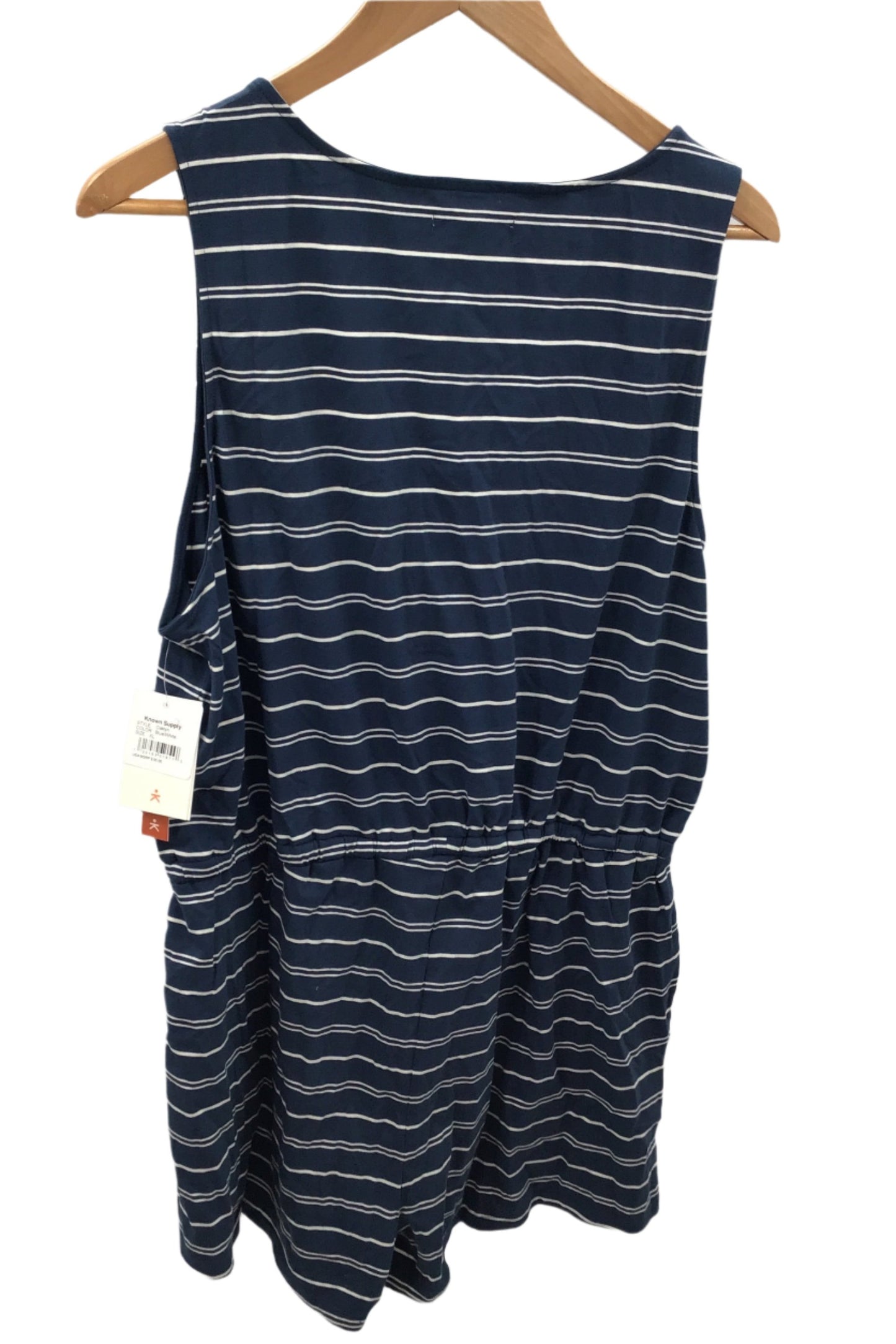 Known Supply, Oaklyn, Blue/White Striped, Size: XL