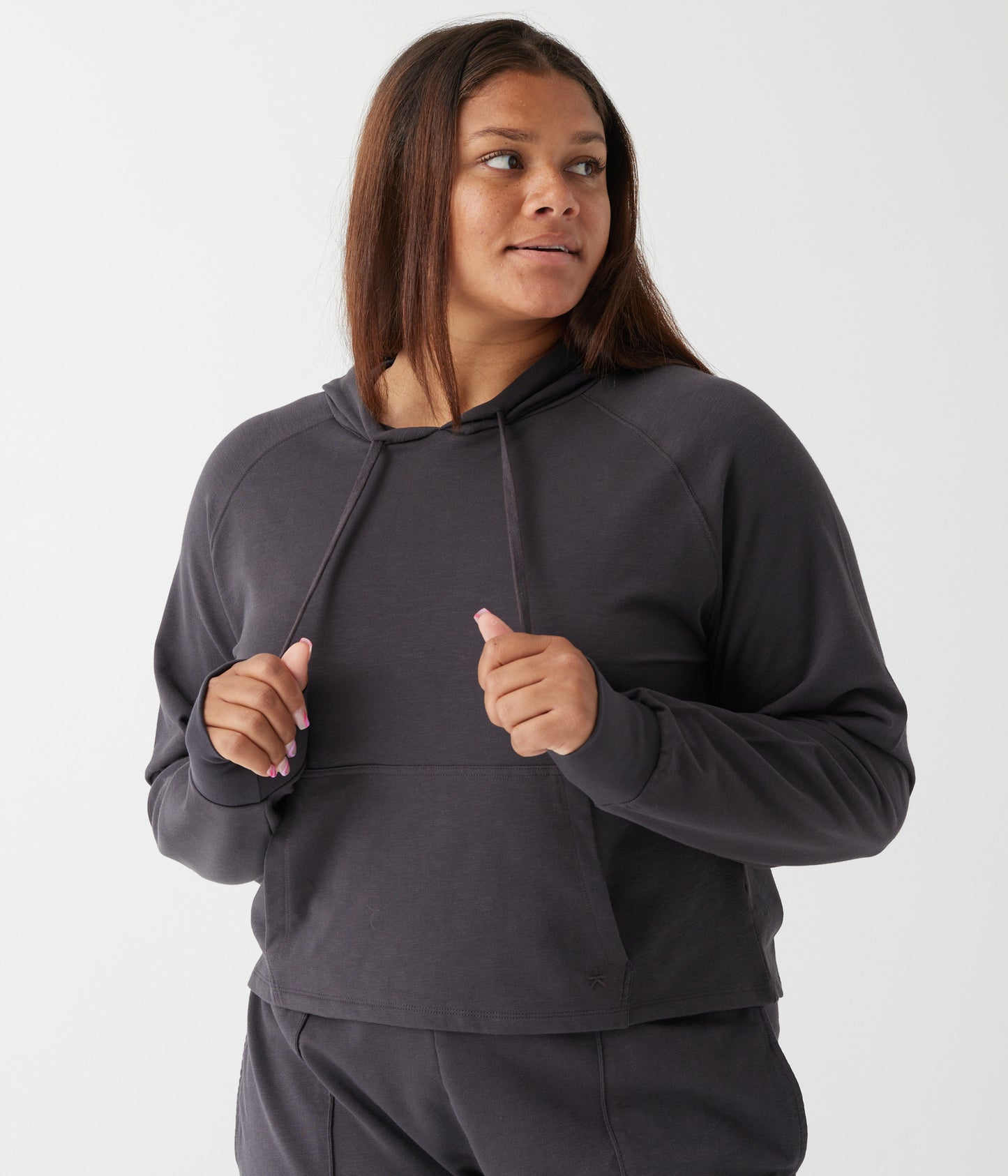 Known Supply, Aria Hoodie Sweater, Color: Black, Size: 2XL