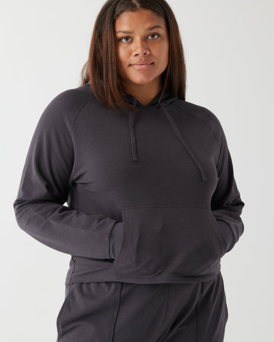 Known Supply, Aria Hoodie Sweater, Color: Black, Size: 2XL