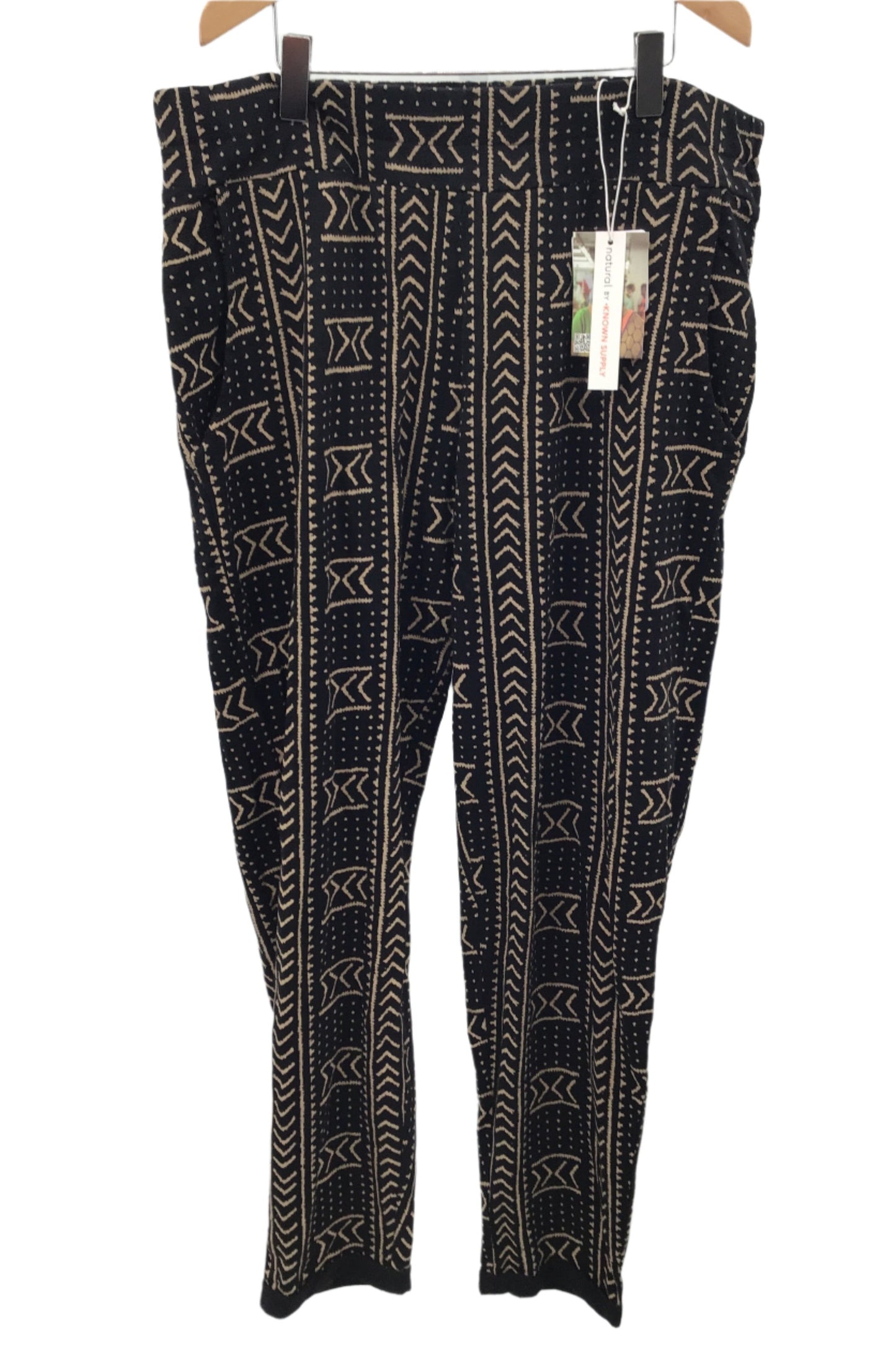 Known Supply,Sequoia Pants, Black/Oatmeal, Size: L