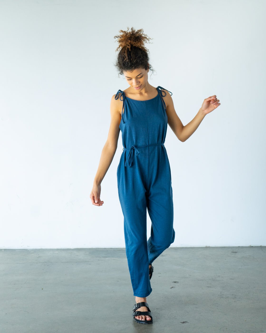 Known Supply, Einsley Jumpsuit, Color: Blue, Size: Small