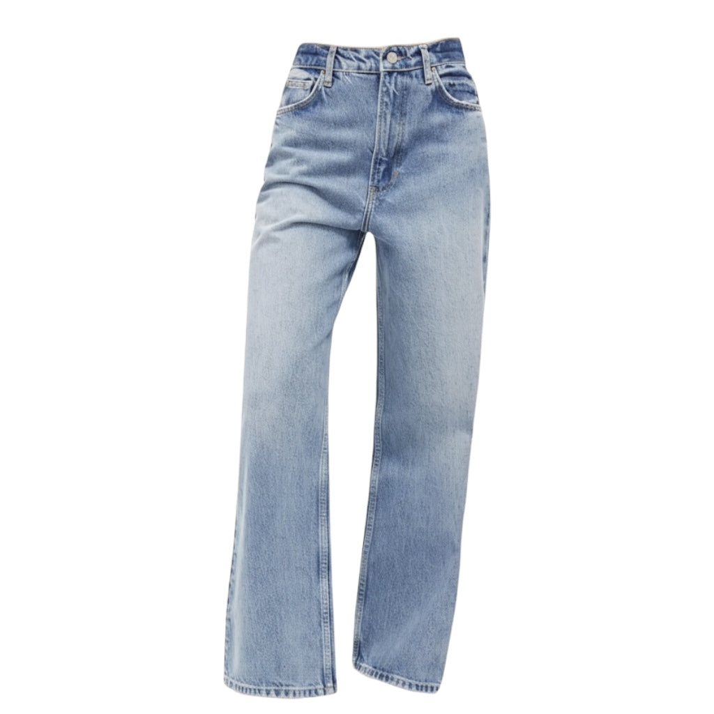 Wilder High Rise Wide Leg Cropped Jeans