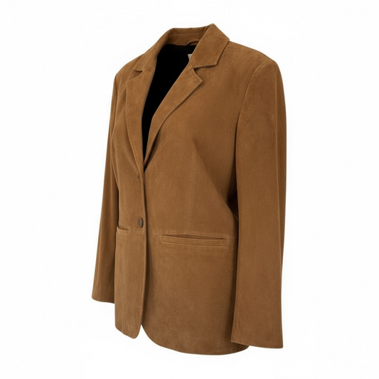 Veda Leon Oversized Suede Blazer