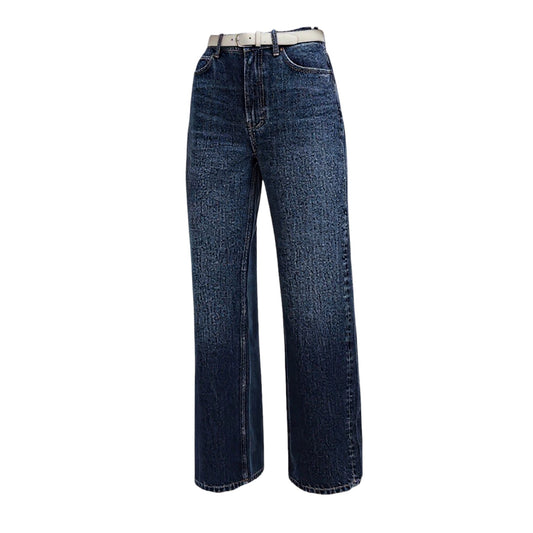 Wes High Rise Wide Leg Jeans