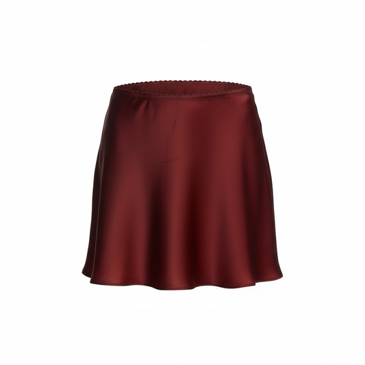 Brandy Satin Skirt