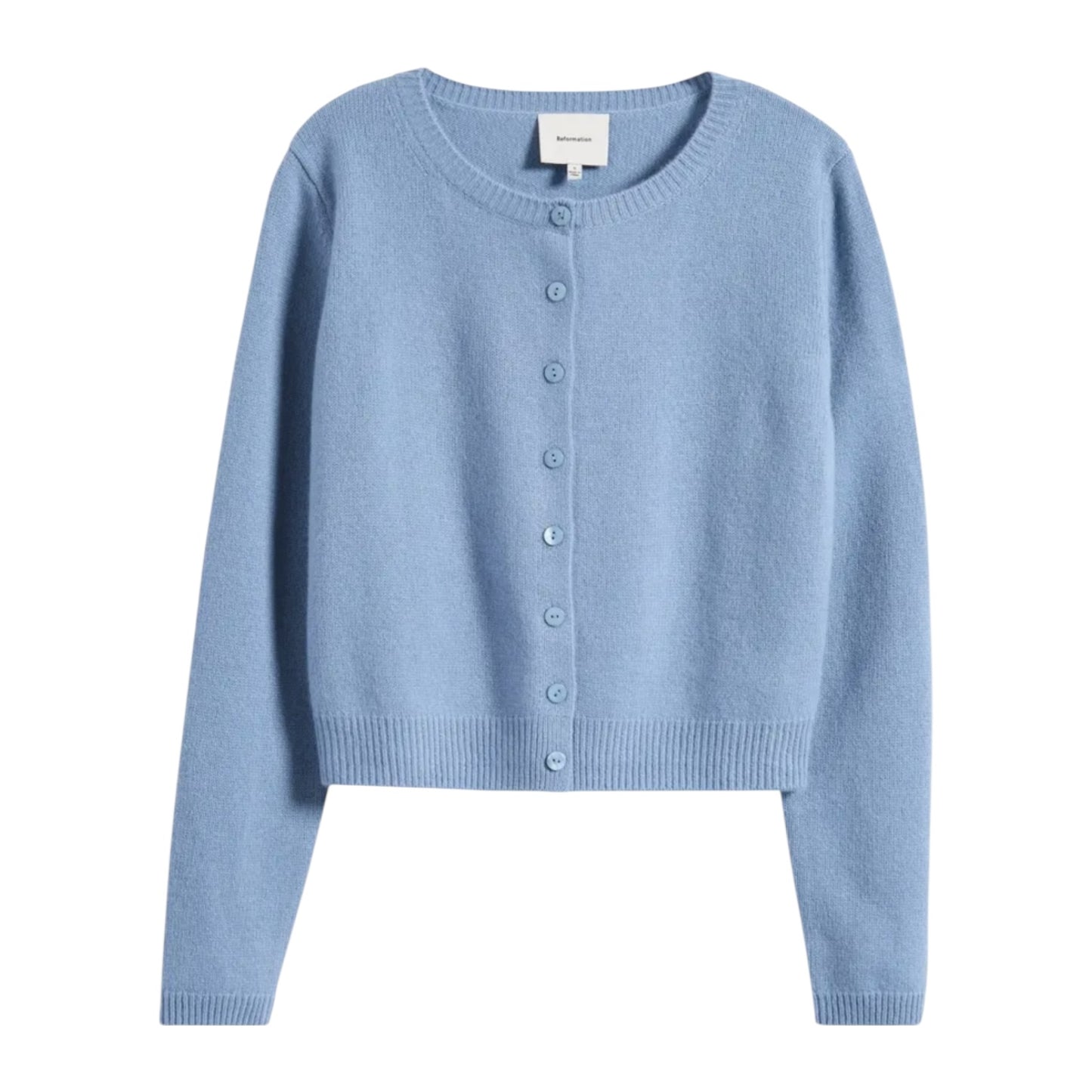 Clara Cashmere Crew Cardigan
