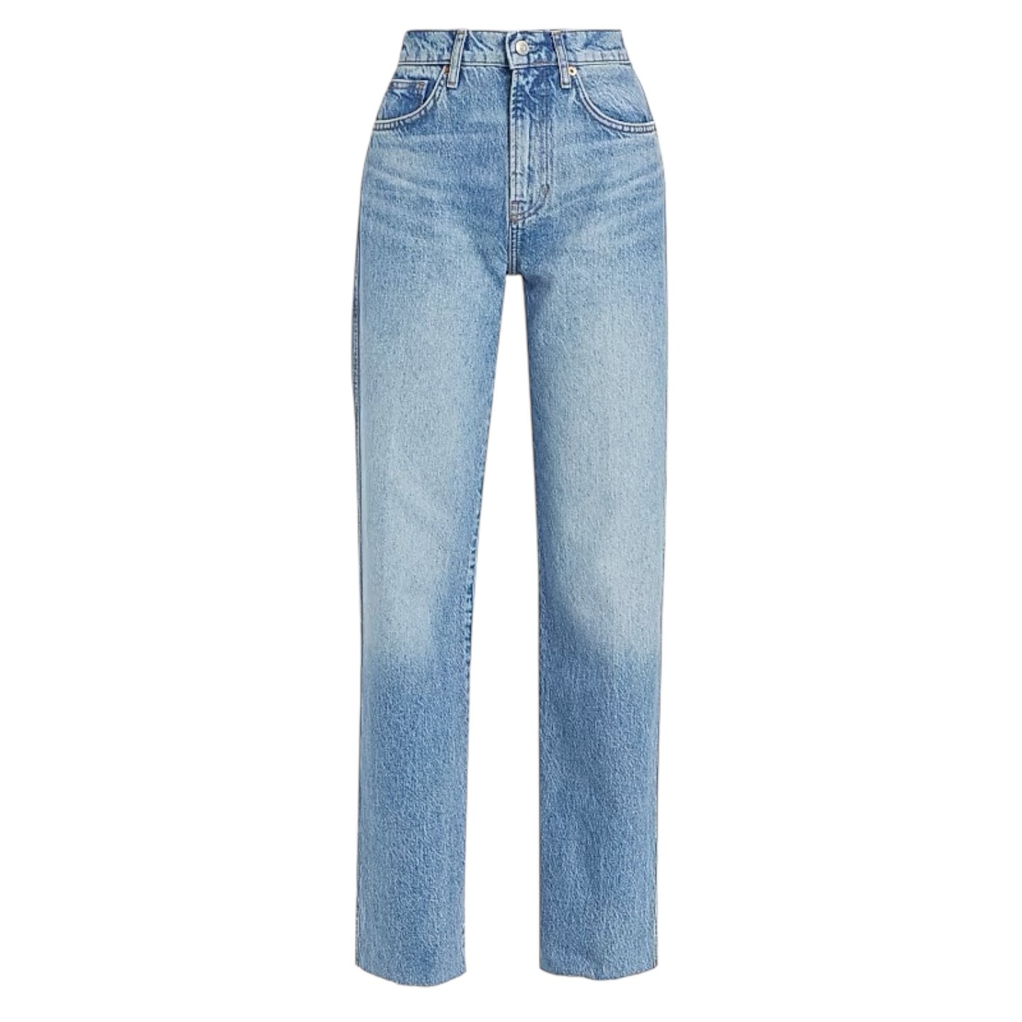 Val 90S Mid Rise Straight Jeans