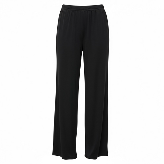 Gale Satin Mid Rise Bias Pant