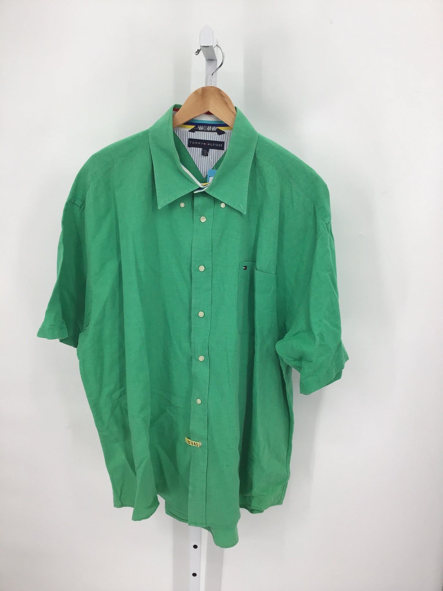 Tommy Hilfiger Green Button-Down