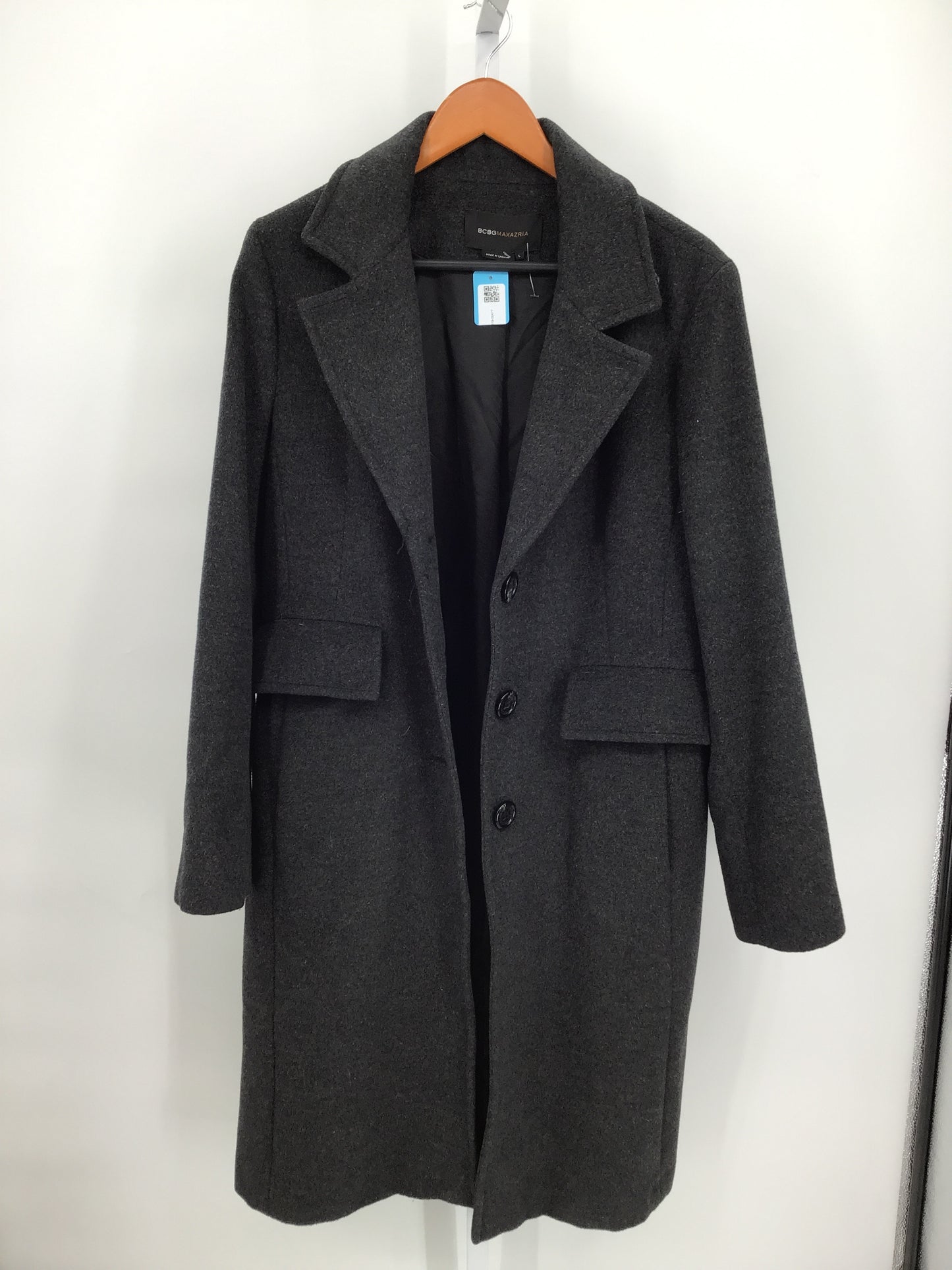 Bcbgmaxazria Gray Trenchcoat