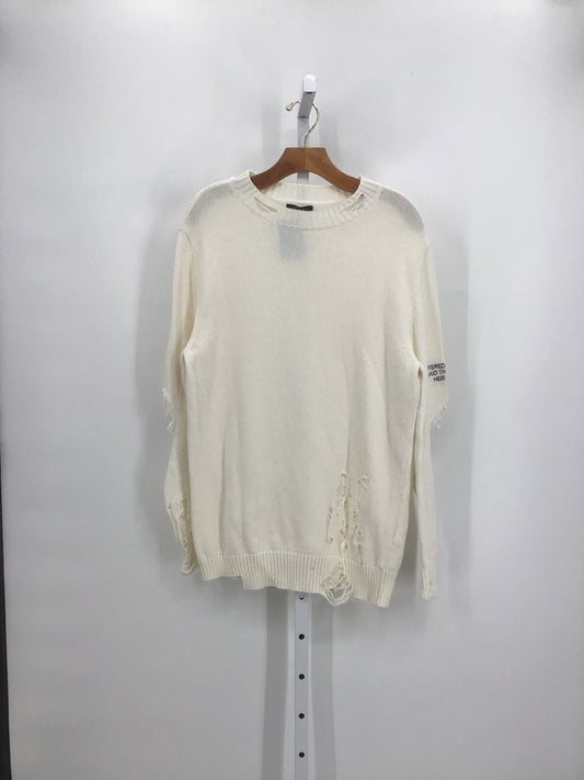 ZARA White Sweatshirt