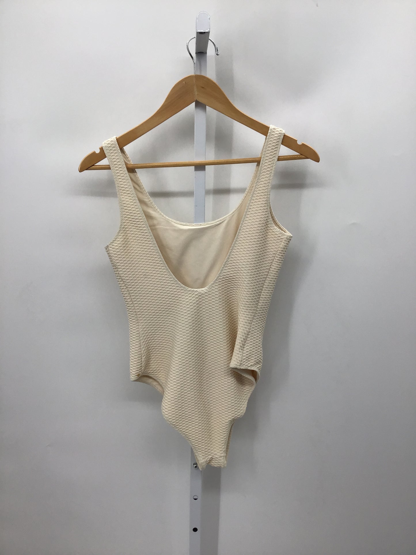 Anine Bing Cream Bodysuit