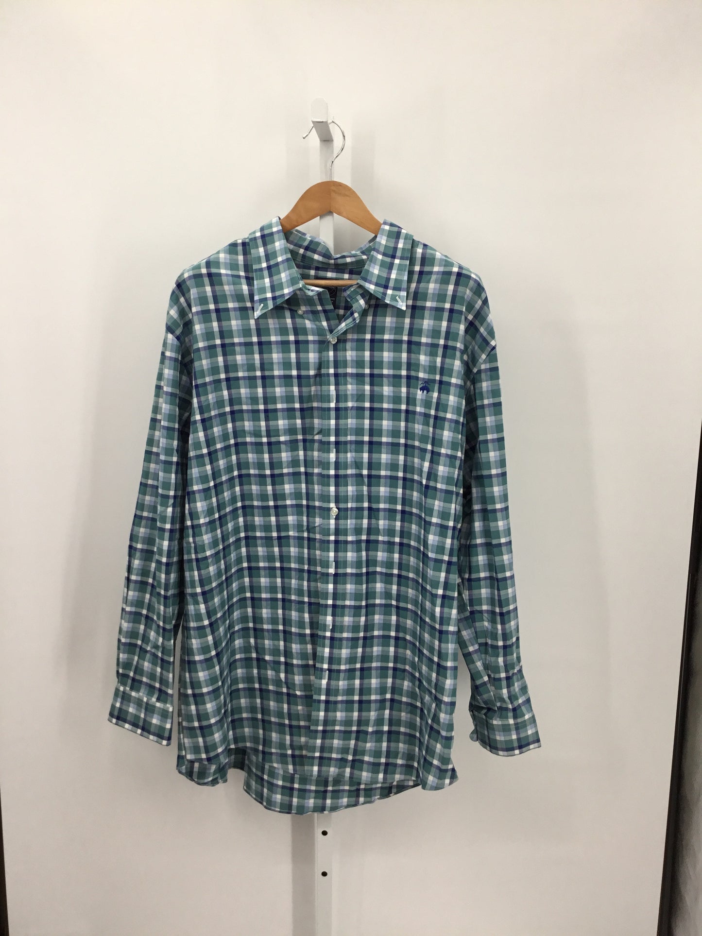 Brooks Brothers Green Button-Down