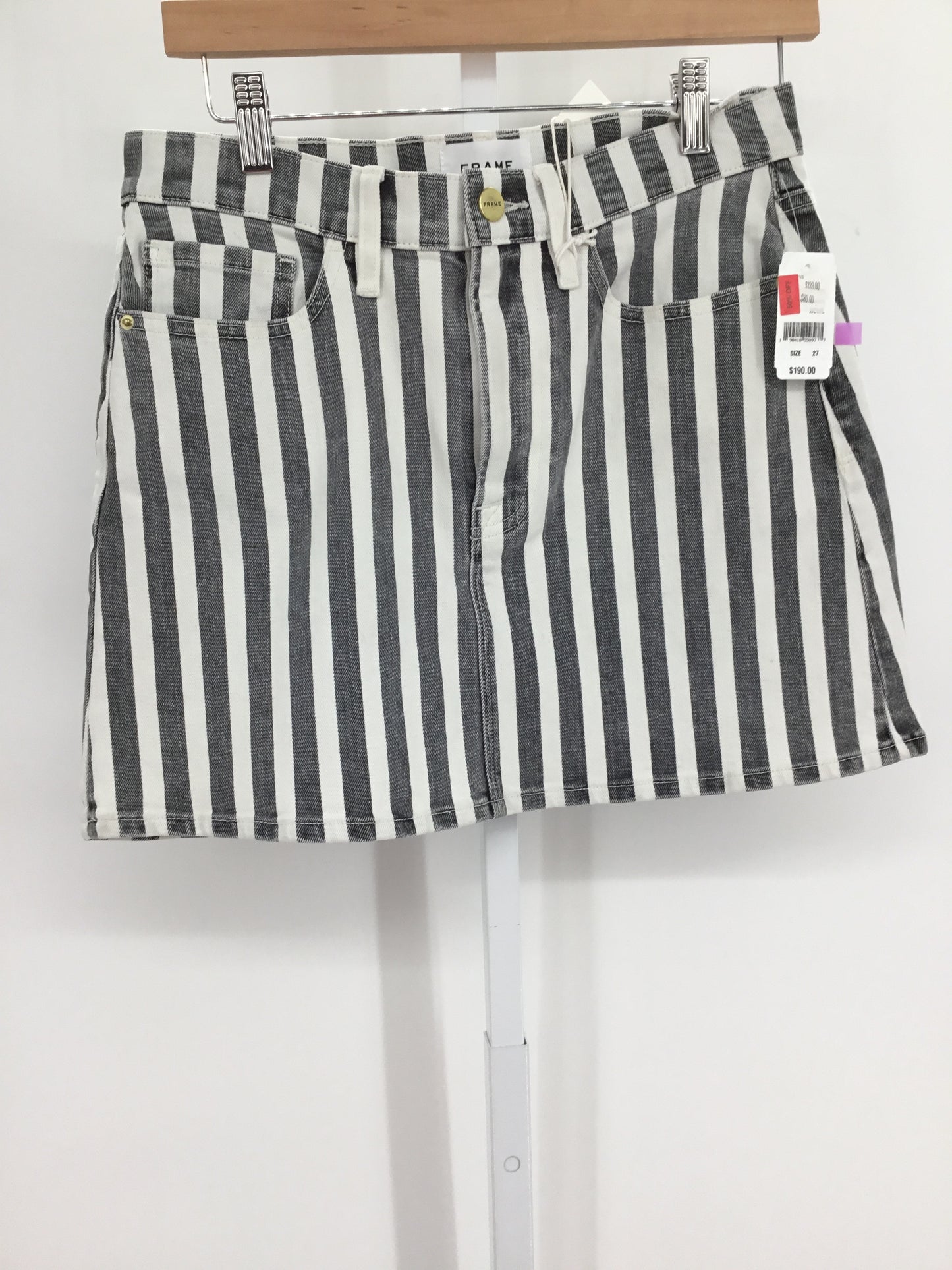 Vintage Black Casual Skirt