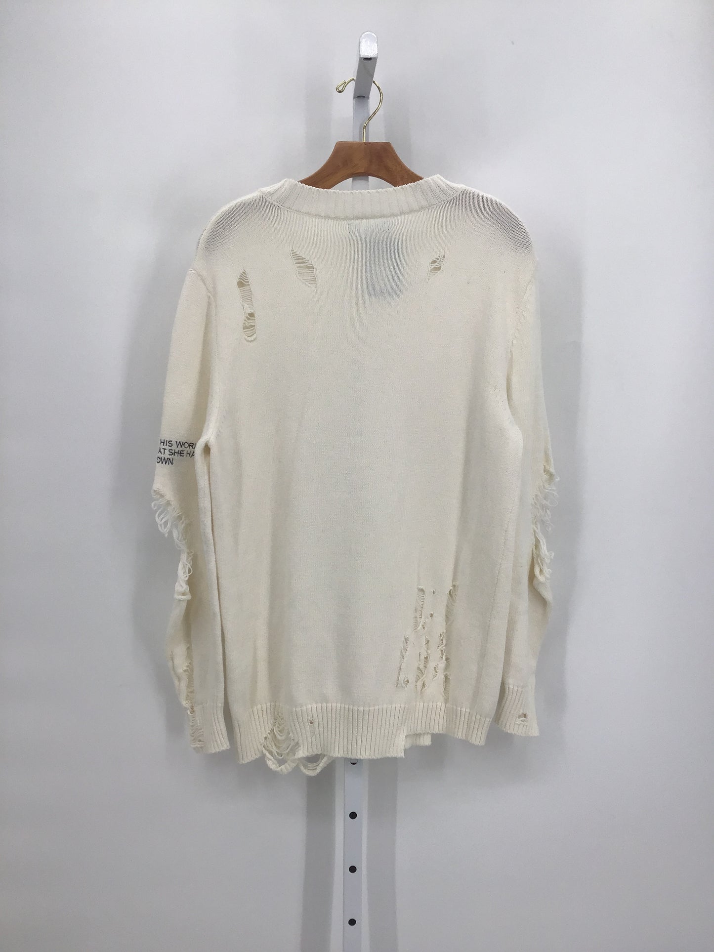 ZARA White Sweatshirt