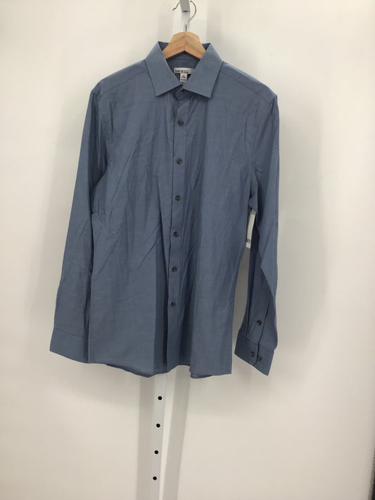 Bar III Blue Button-Down