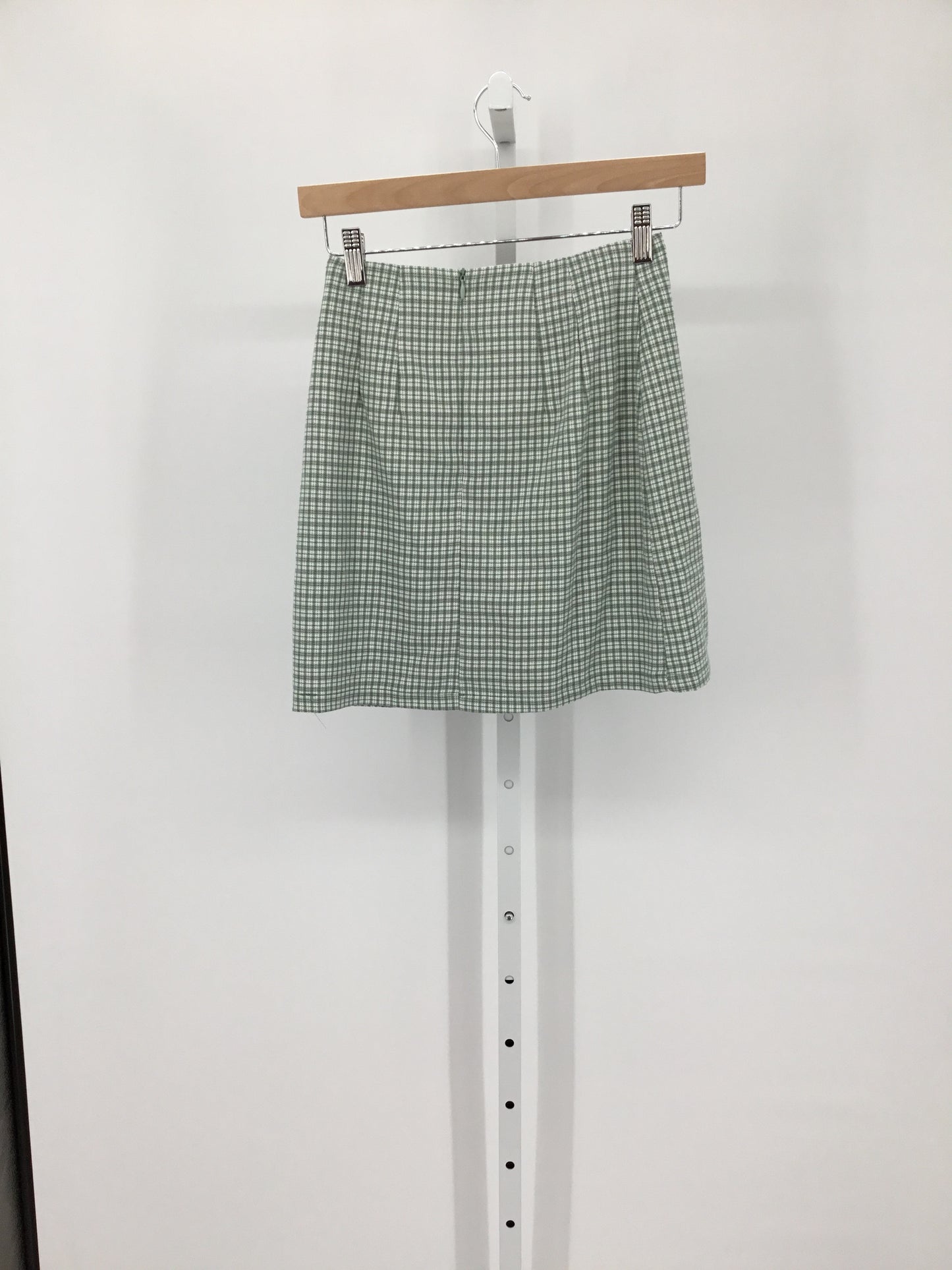 Vintage Green Casual Skirt