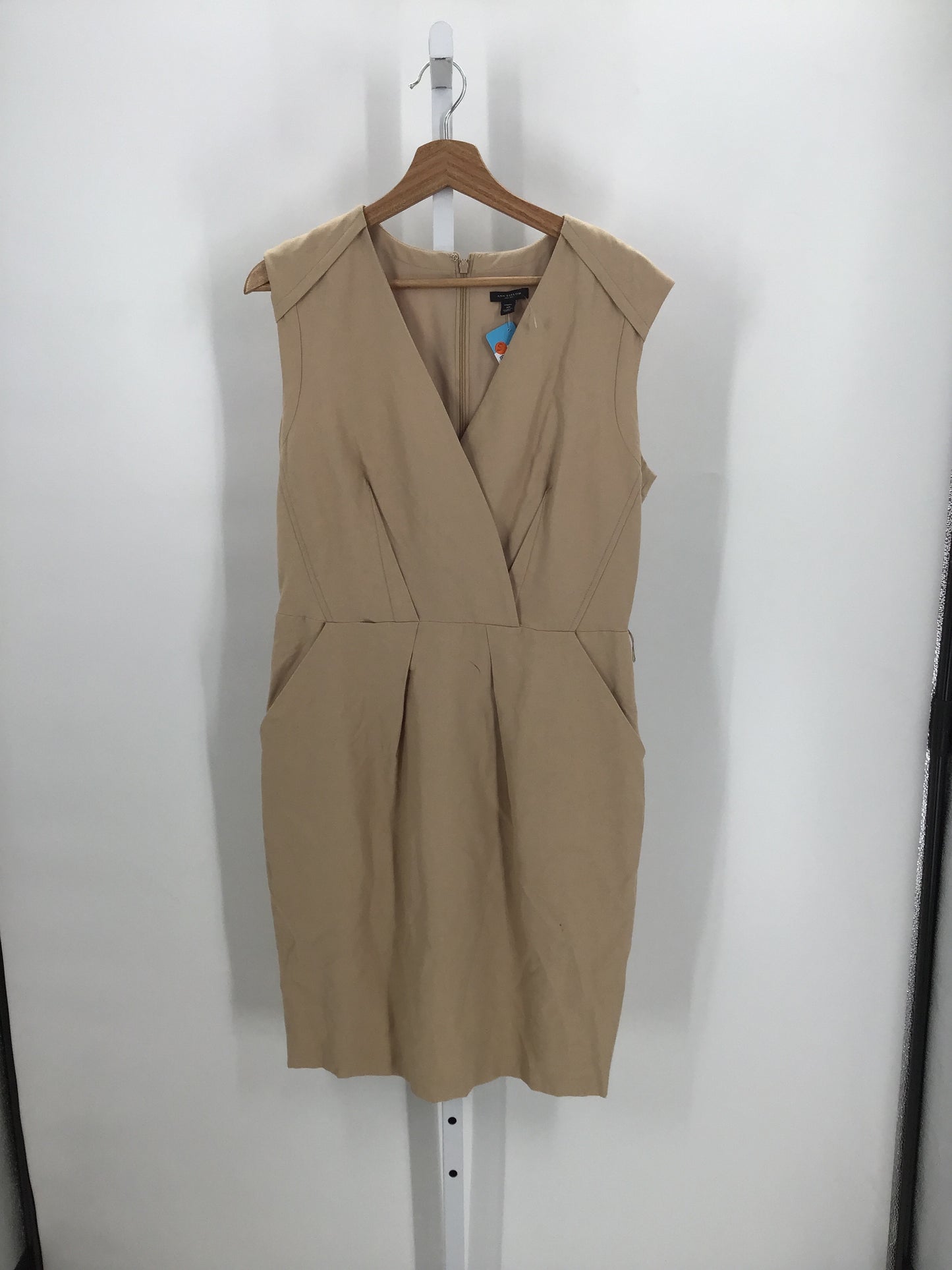 ANN TAYLOR Cream Casual Dress