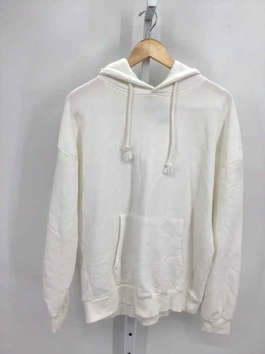 Pull & Bear White Hoodie