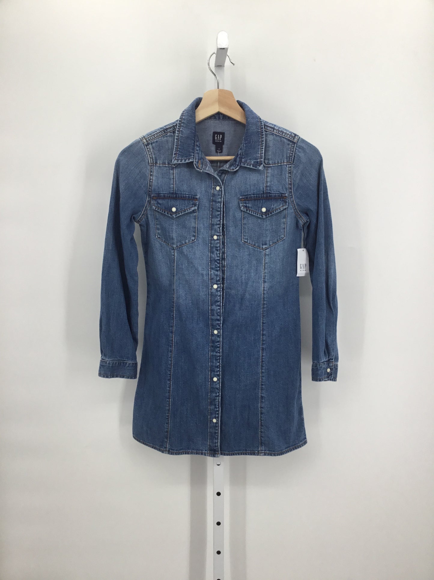 *Mystery Brand* Blue Jean Button-Down