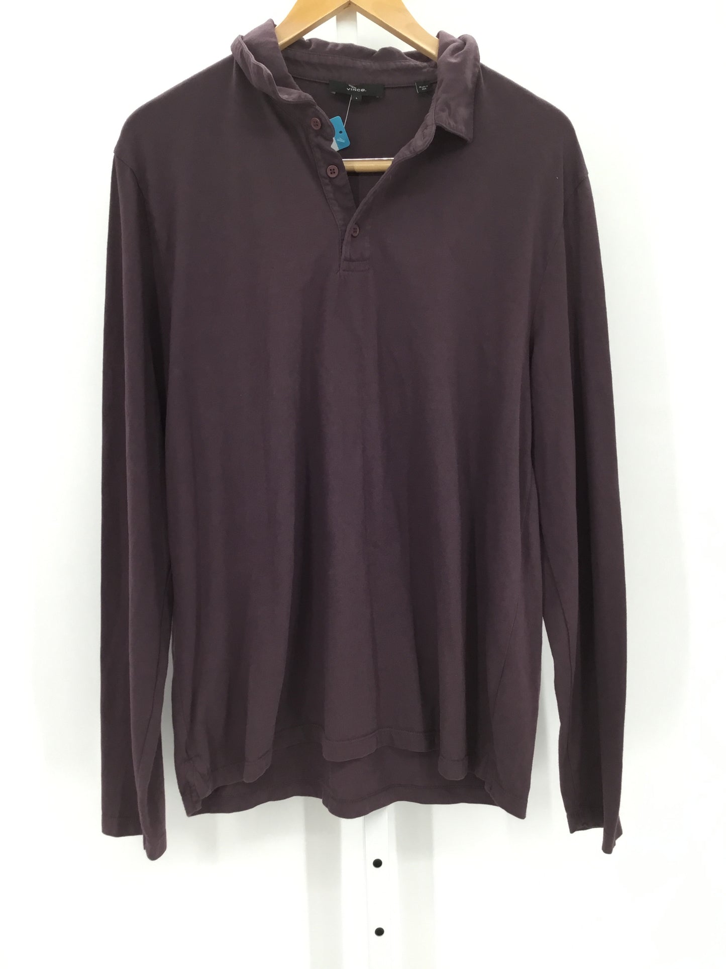 Vince Purple Button-Down