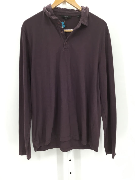 Vince Purple Button-Down