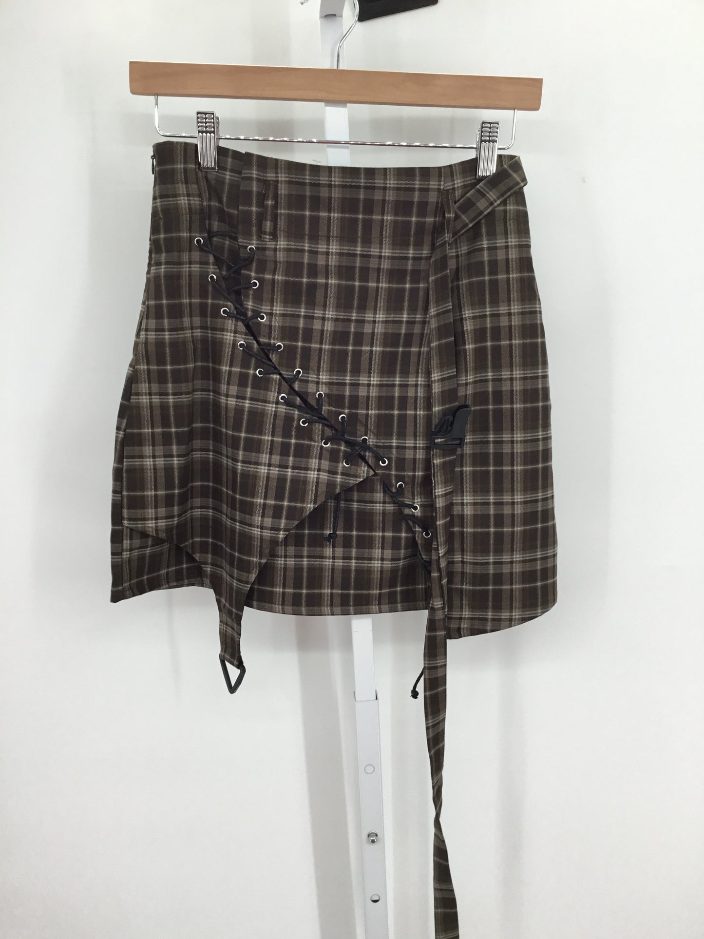 Vintage Brown Casual Skirt