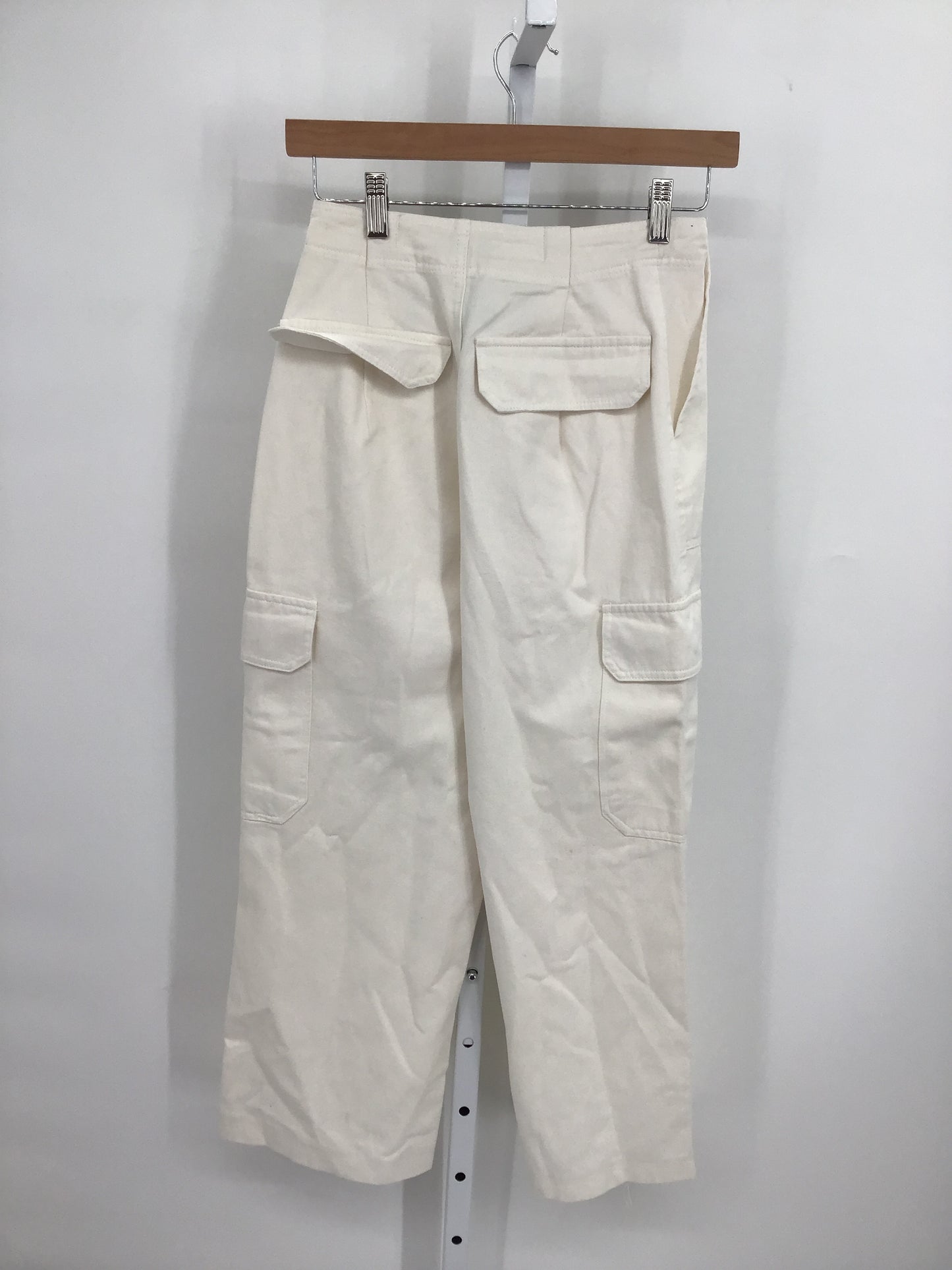 ZARA White Casual Pants