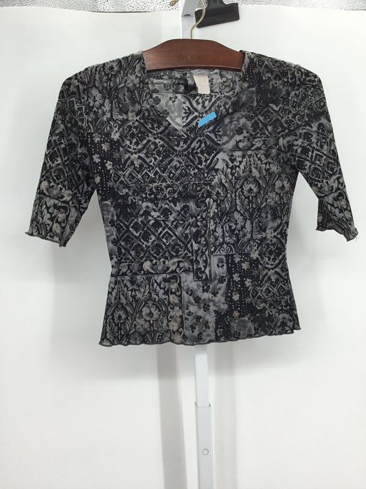 Vintage Black Blouse