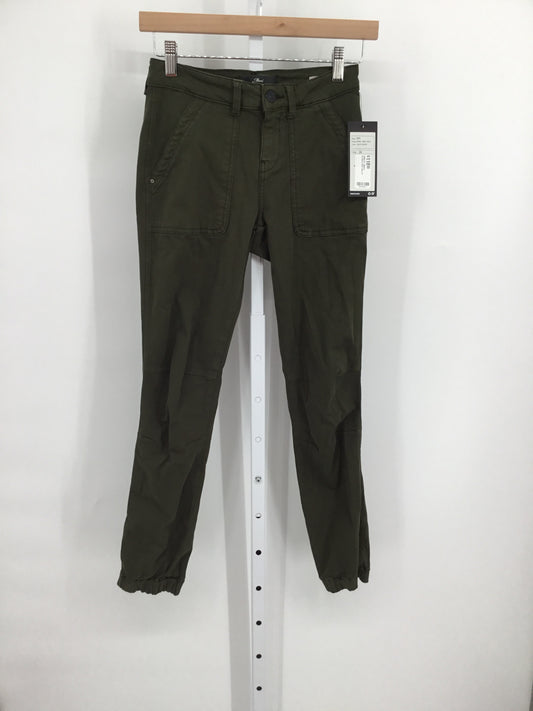 Vintage Green Active Pants