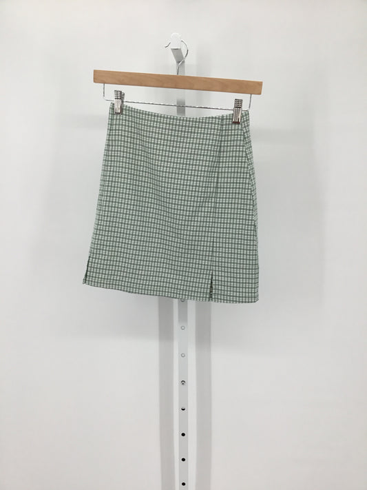 Vintage Green Casual Skirt