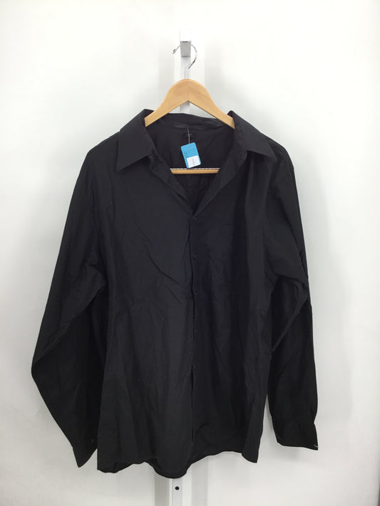 DKNY Black Button-Down