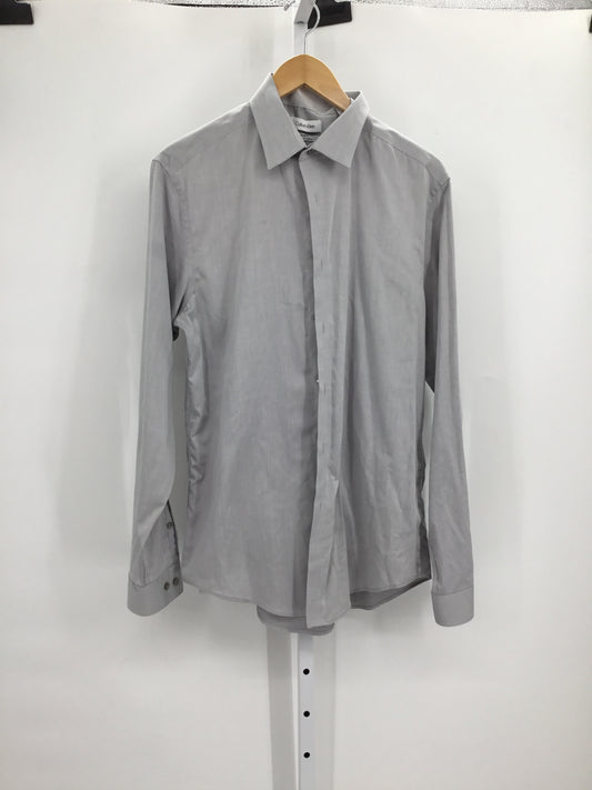 Calvin Klein Gray Button-Down