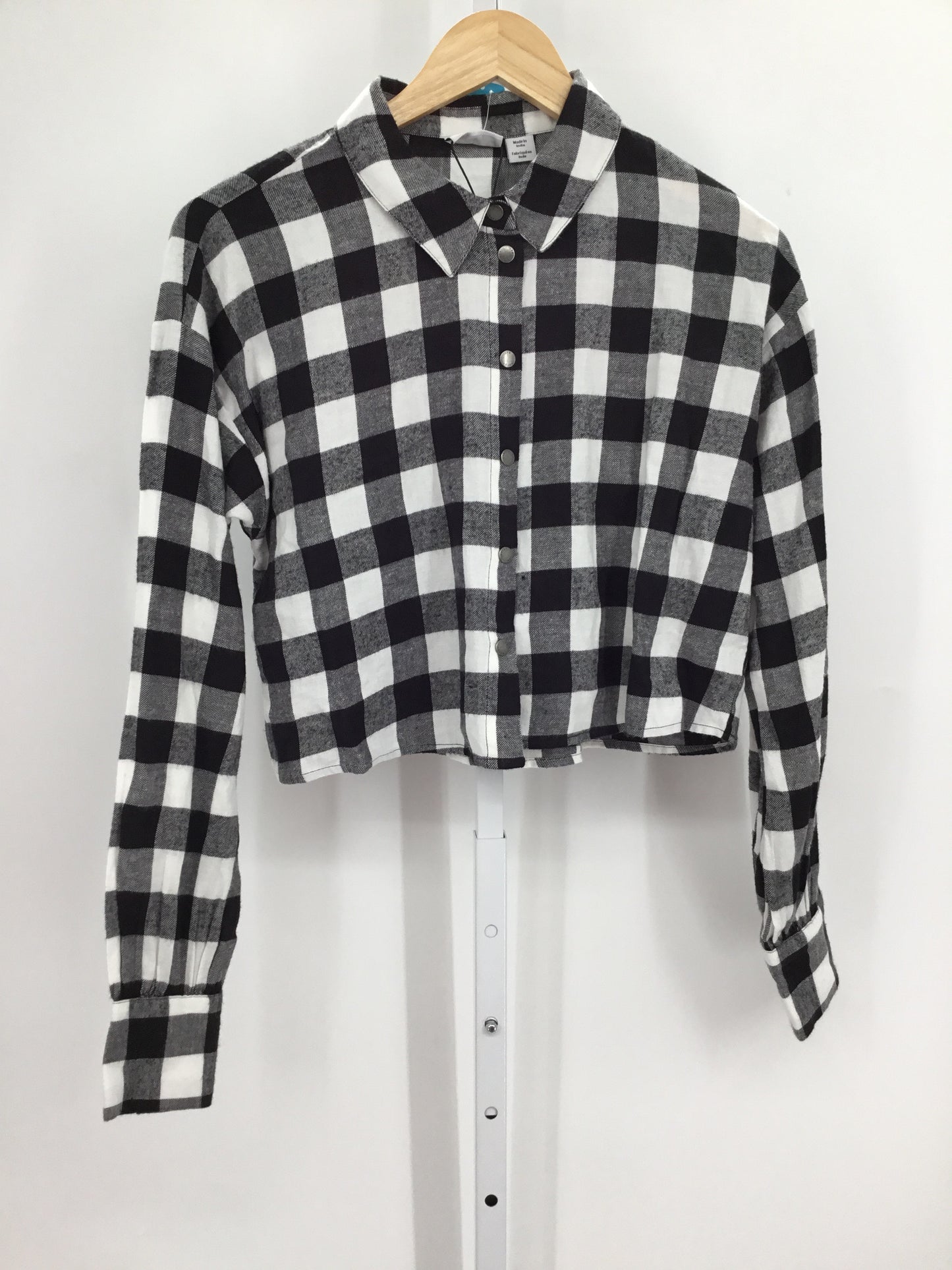 Vintage Black Button-Down