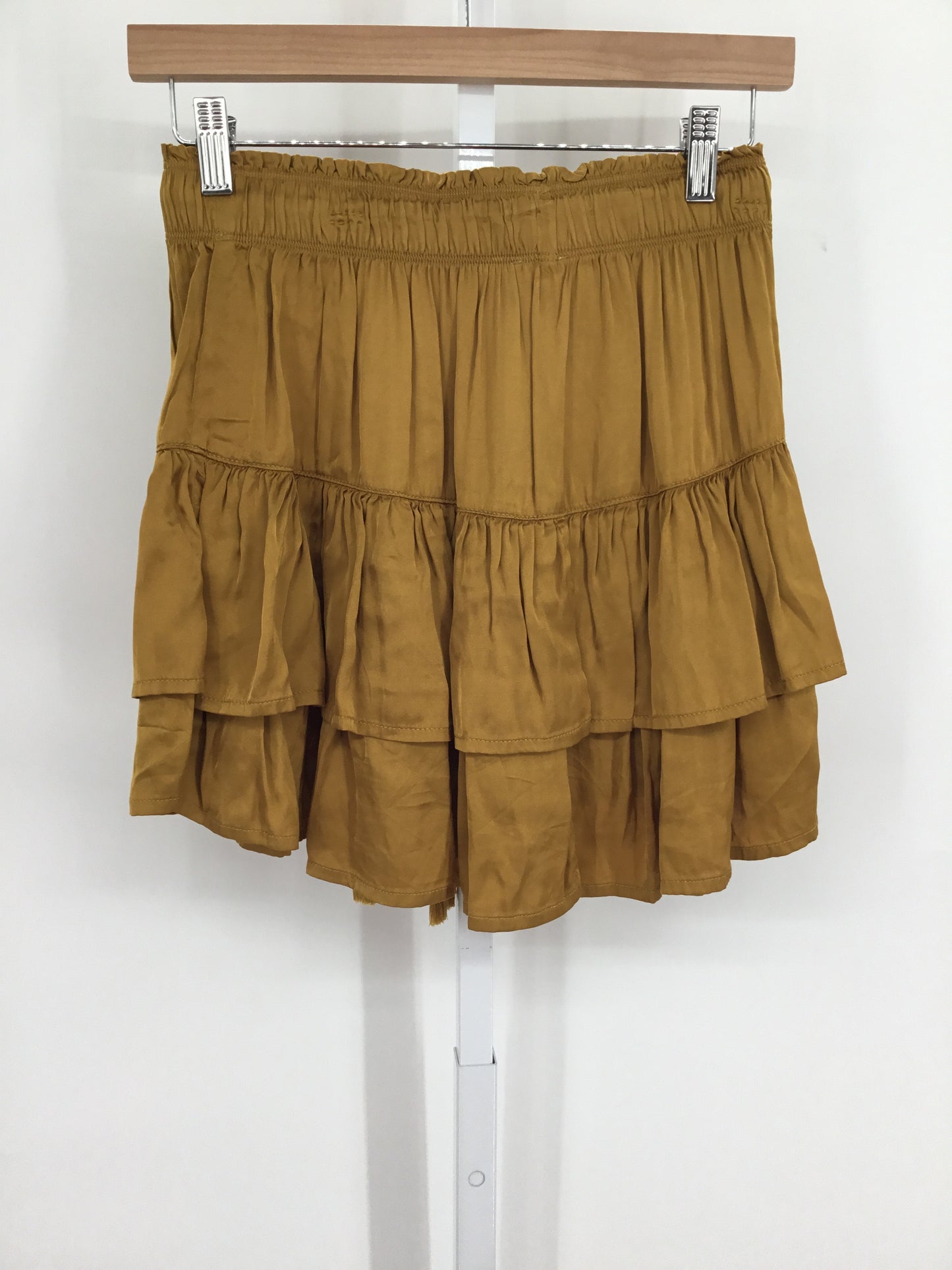 Vintage Yellow Casual Skirt