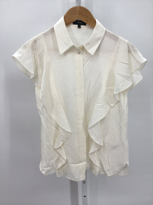 Theory White Blouse