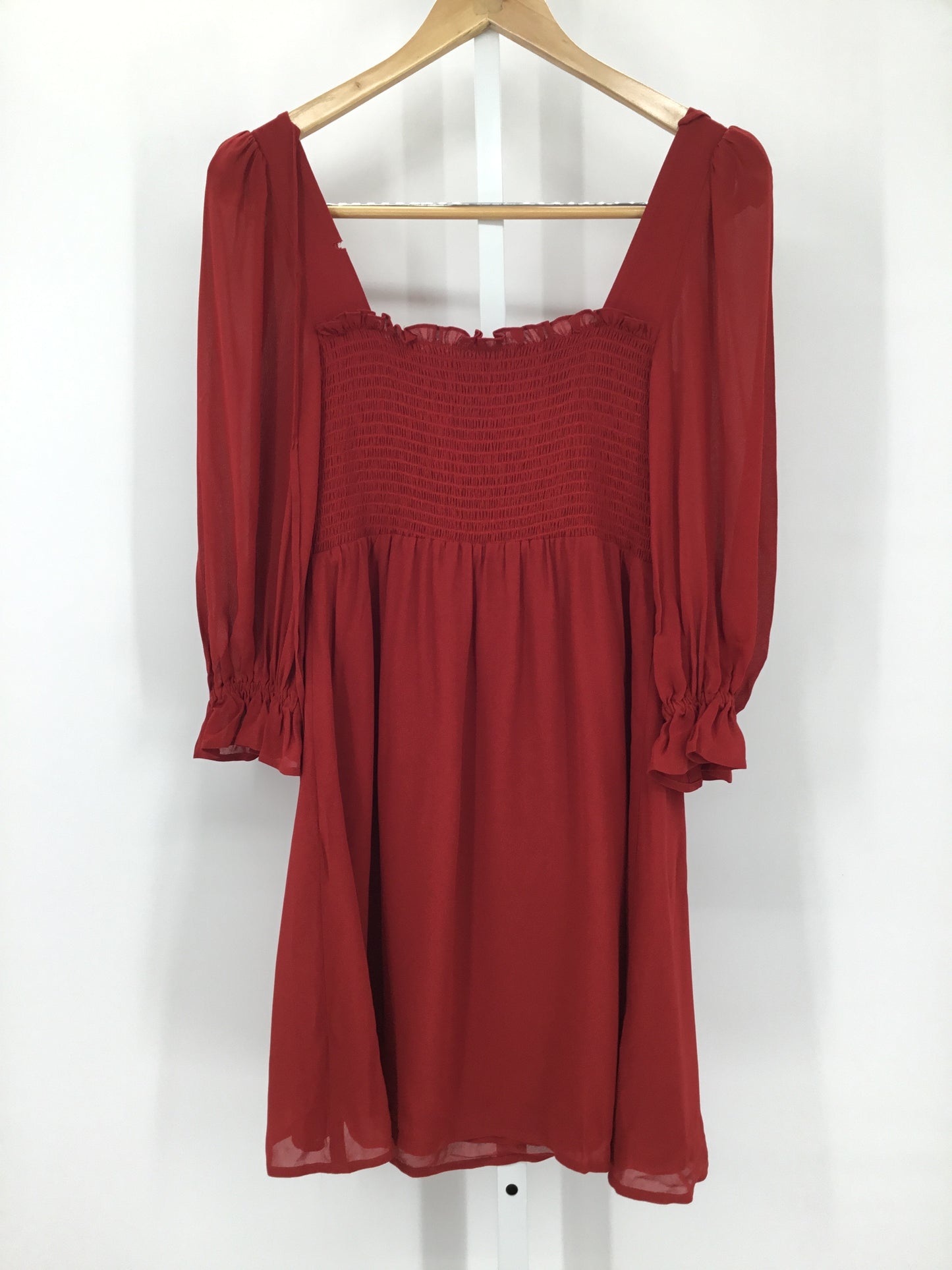 Reformation Red Cocktail Dress