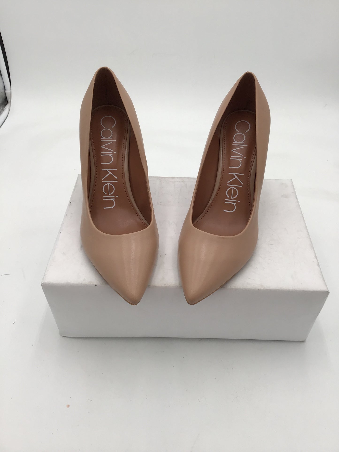 Calvin Klein Tan Heels