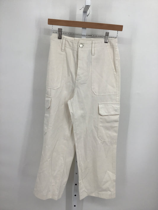 ZARA White Casual Pants