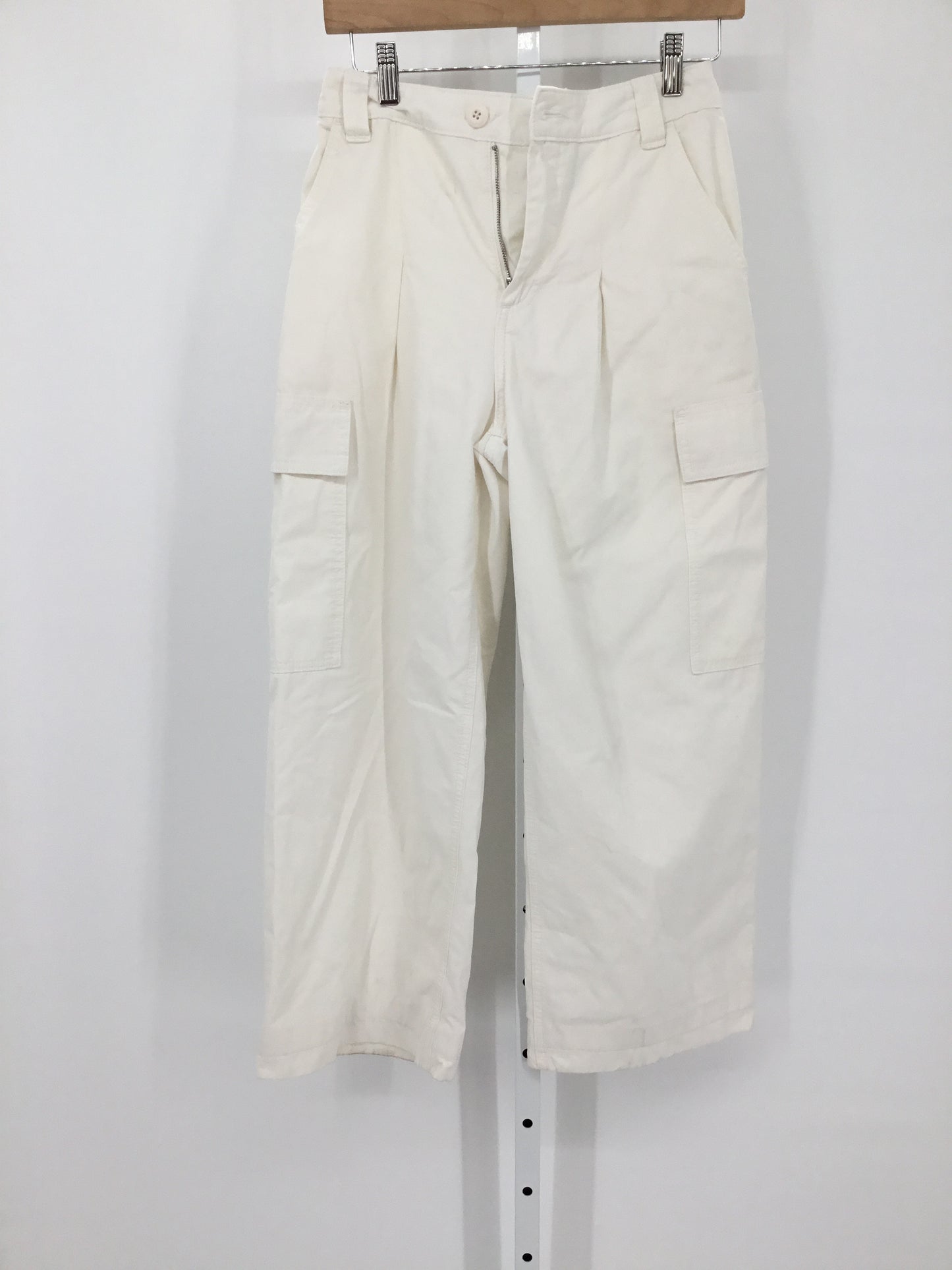 Vintage White Casual Pants