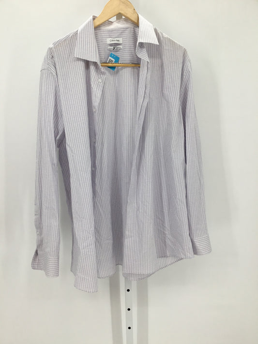 Calvin Klein Purple Button-Down