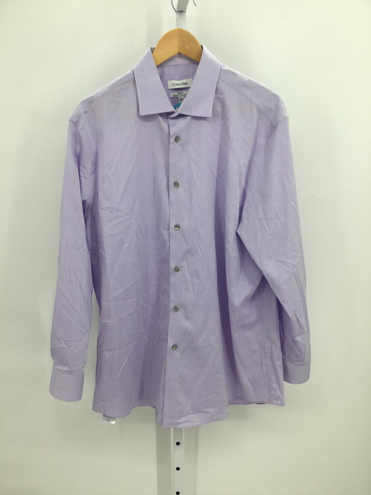 Calvin Klein Purple Button-Down