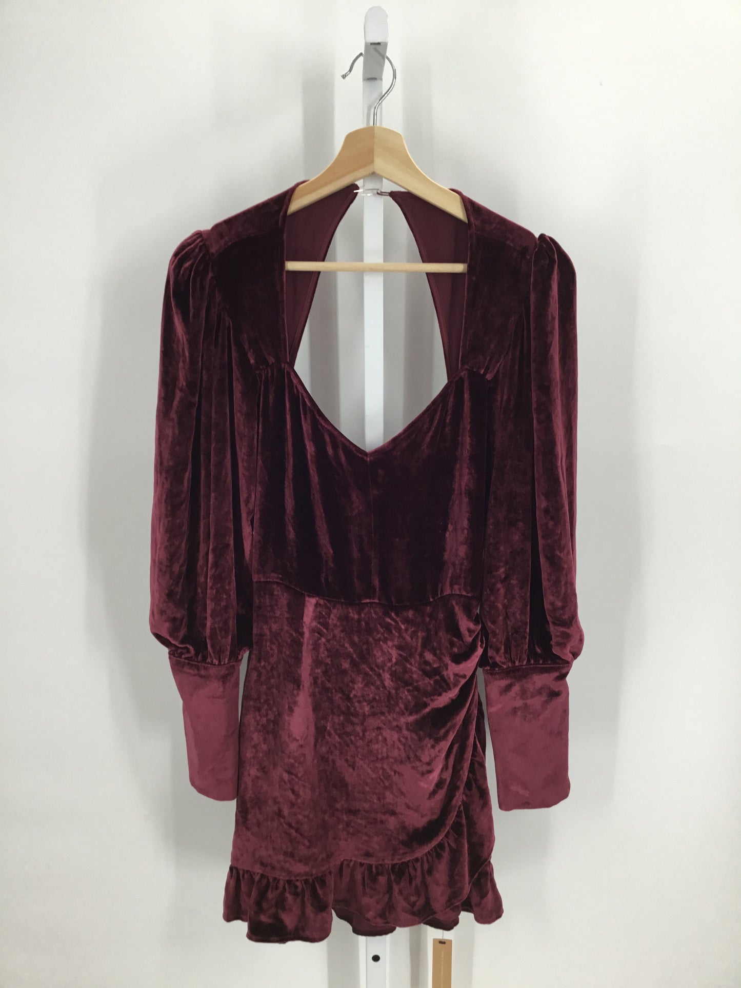 Reformation Burgundy Cocktail Dress