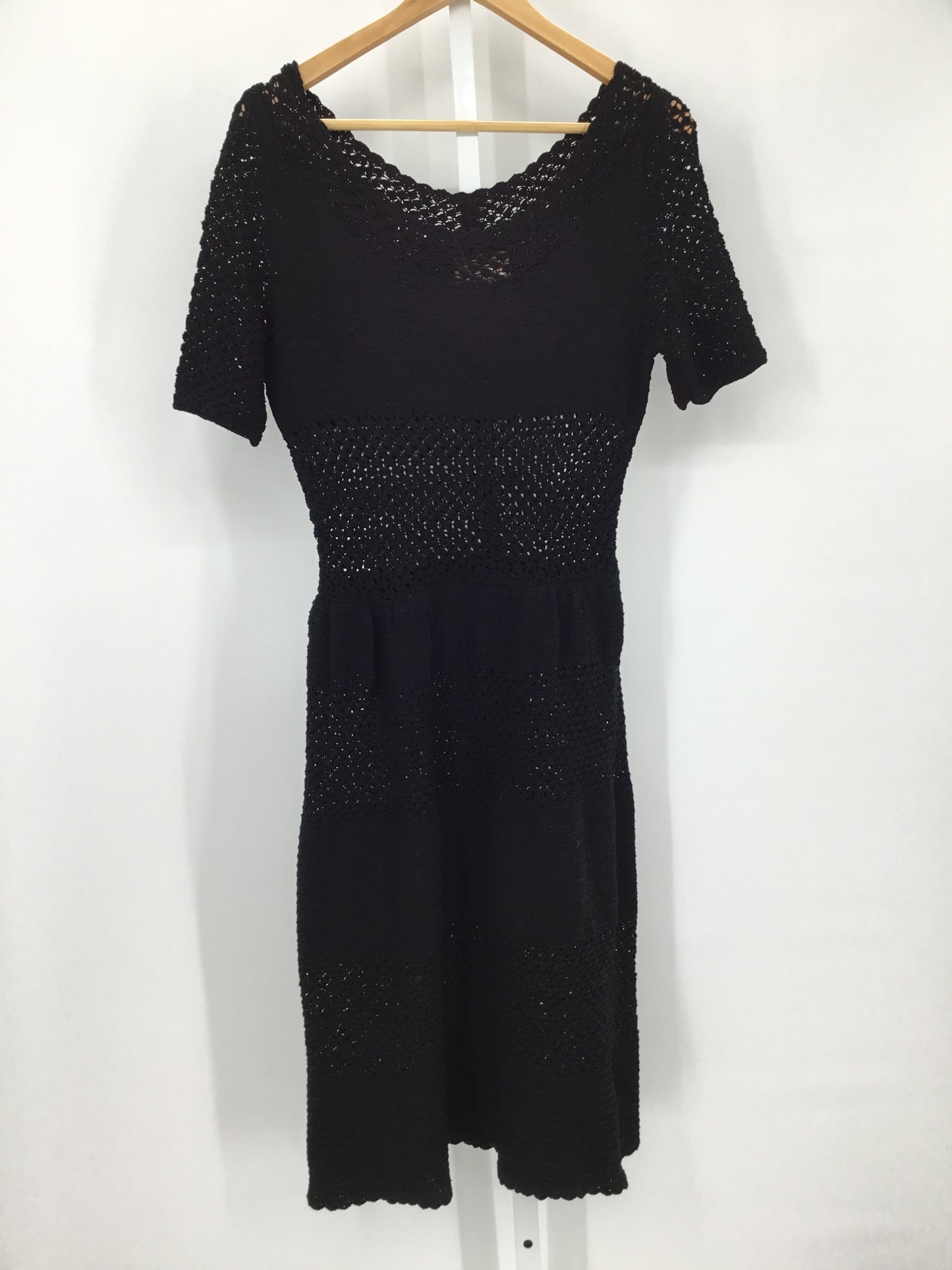 Vintage Black Casual Dress