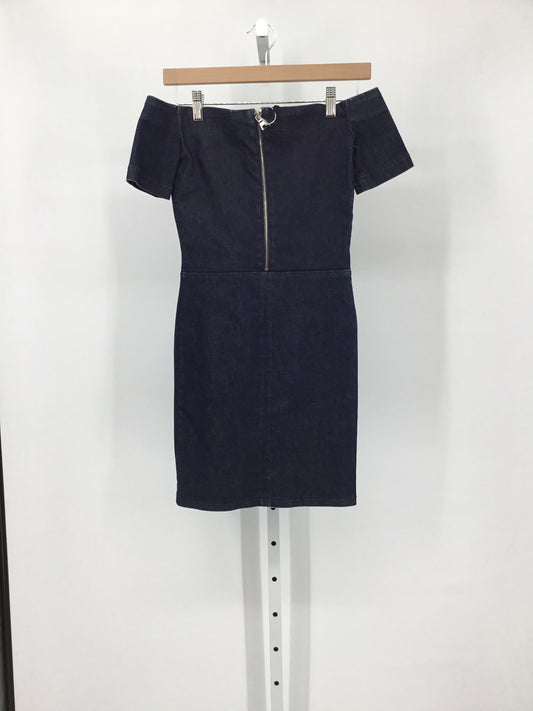 Vintage Blue Casual Dress