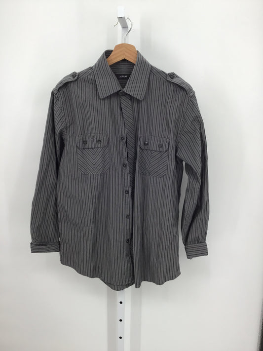 Alfani Gray Button-Down