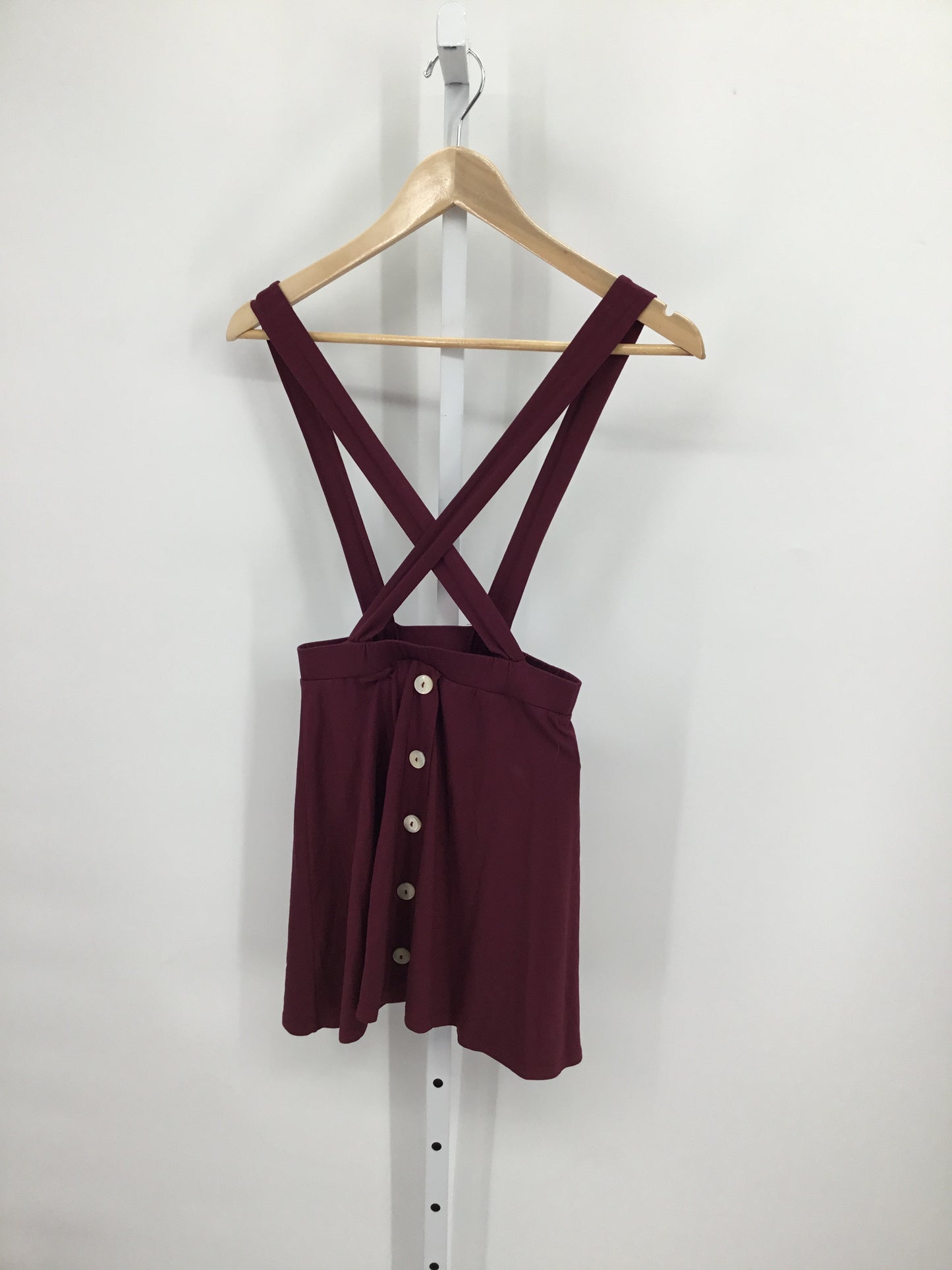 Asos Burgundy Casual Skirt