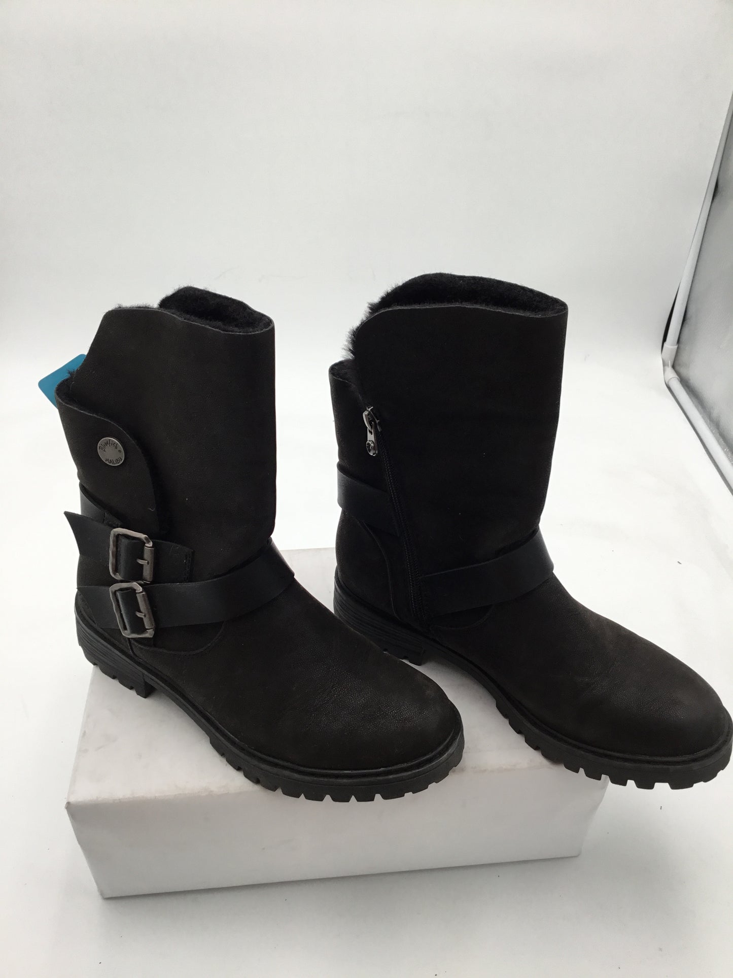 Vintage Black Ankle Boots